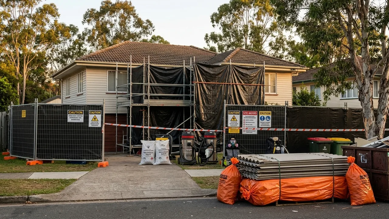 Brisbane asbestos removal context shot for "Planning a Reno? Here Is Why Asbestos Must Be Checked First"