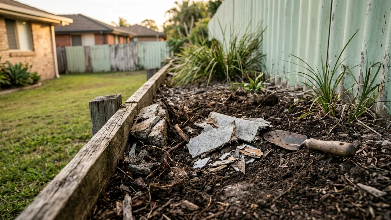 Brisbane asbestos removal detail relevant to "Can Asbestos End Up in Your Garden Soil in Brisbane?"