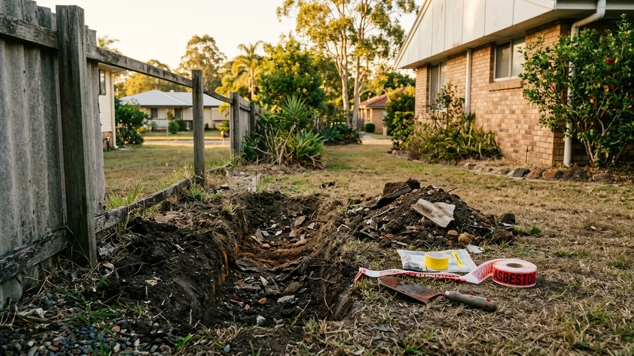 Brisbane asbestos removal context shot for "Can Asbestos End Up in Your Garden Soil in Brisbane?"