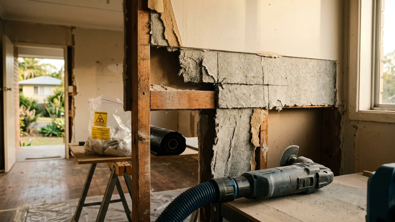 Brisbane asbestos removal detail relevant to "Is There a Better Time of Year to Book Asbestos Removal in Brisbane?"