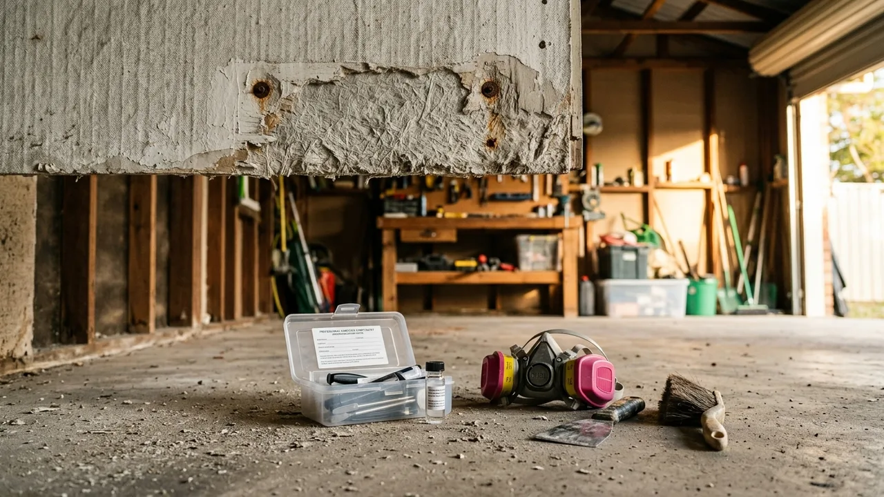 Brisbane asbestos removal detail relevant to "What Is an Asbestos Clearance Certificate and Do You Actually Need One?"