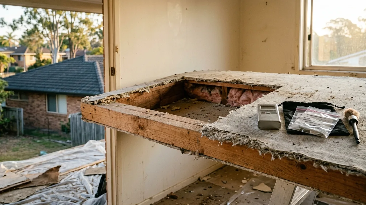 Brisbane asbestos removal detail relevant to "How to Choose a Licensed Asbestos Removalist in Queensland"