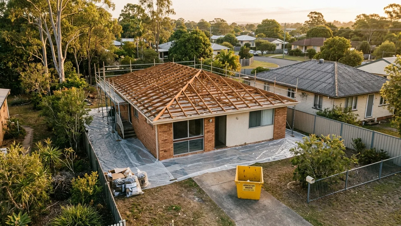 Brisbane asbestos removal context shot for "How to Choose a Licensed Asbestos Removalist in Queensland"