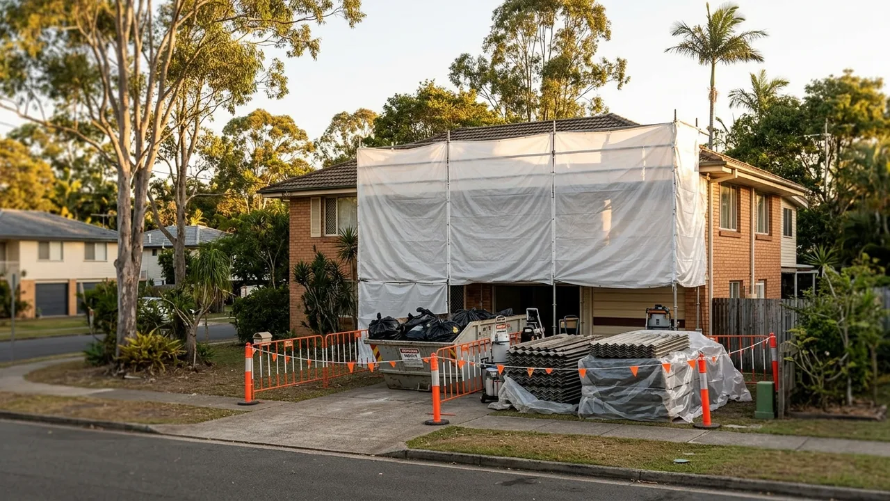 Brisbane asbestos removal context shot for "When Should You Remove Asbestos and When Is It Safe to Leave It?"